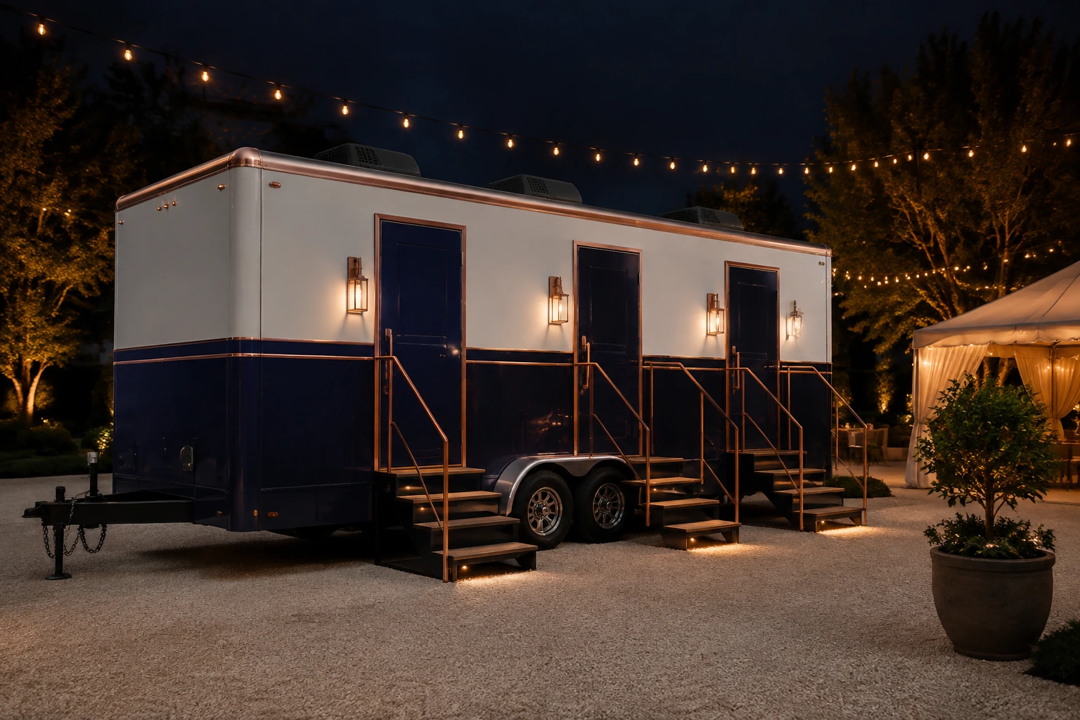 Portable restroom rental planning for Robbins, NC